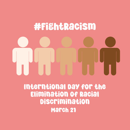 vector graphic of International Day for the Elimination of Racial Discrimination