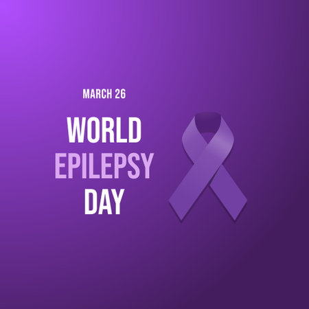 vector graphic of Epilepsy Awareness Day ideal for Epilepsy Awareness Day celebration.のイラスト素材