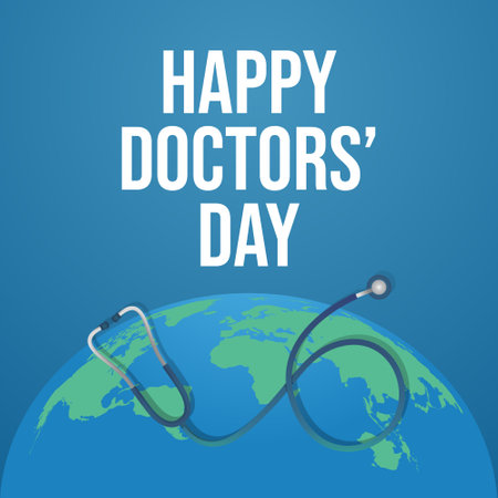 vector graphic of Doctors Day ideal for Doctors Day celebration.のイラスト素材