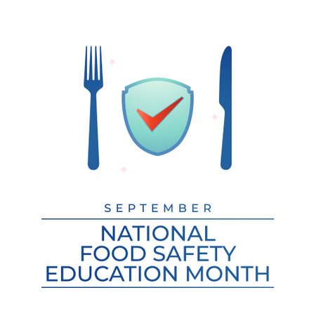 vector graphic of National Food Safety Education Month ideal for National Food Safety Education Month celebration.のイラスト素材