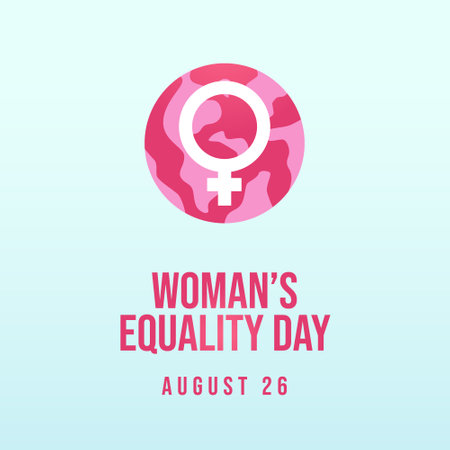 vector graphic of Womens Equality Day ideal for Womens Equality Day celebration.のイラスト素材