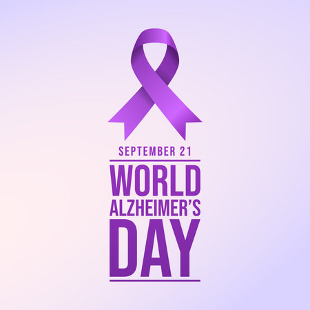 vector graphic of World Alzheimers Day ideal for World Alzheimers Day celebration.のイラスト素材