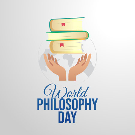 vector graphic of World Philosophy Day ideal for World Philosophy Day celebration.のイラスト素材
