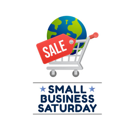 vector graphic of Small Business Saturday ideal for Small Business Saturday celebration.のイラスト素材