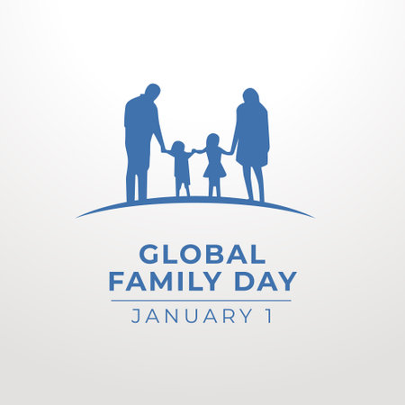 vector graphic of Global Family Day ideal for Global Family Day celebration.のイラスト素材