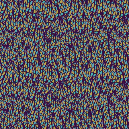 seamless pattern with leavesのイラスト素材