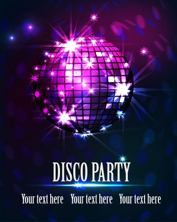 background disco partyのイラスト素材