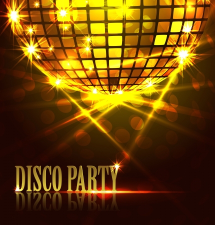 background disco partyのイラスト素材