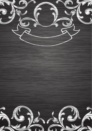 vintage template blankのイラスト素材