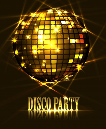 background disco party のイラスト素材
