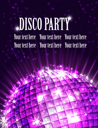 background disco party のイラスト素材