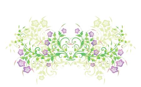 element of design with flowers のイラスト素材