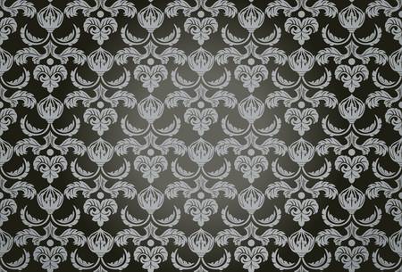 Damask seamless patternのイラスト素材