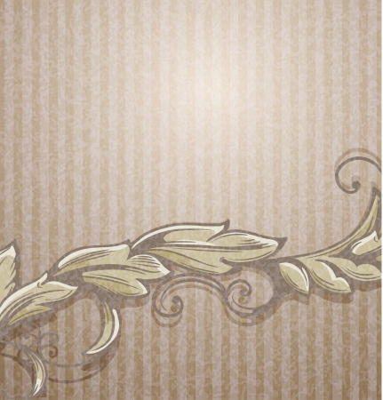 Vintage background with branchのイラスト素材
