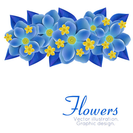 background with flowersのイラスト素材