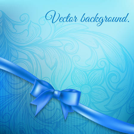 abstract background with bowのイラスト素材