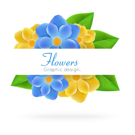 floral frameのイラスト素材