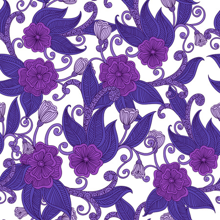 Floral ornamental seamless pattern.のイラスト素材
