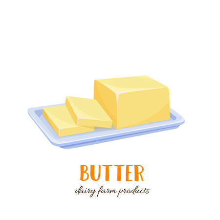 Vector butter iconのイラスト素材
