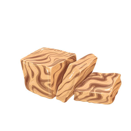 Halva with tahini and cocoaのイラスト素材