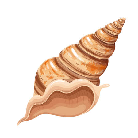Seashell icon, underwater theme