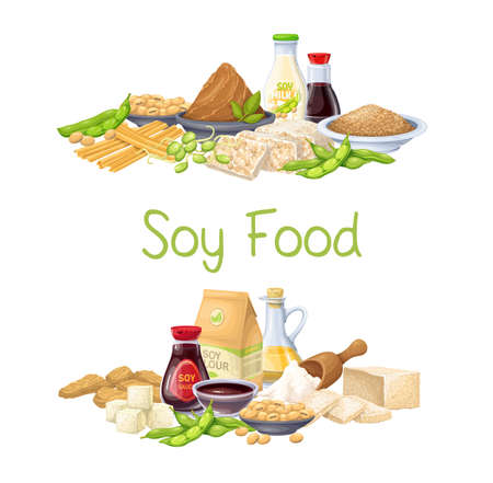 Soy food iconのイラスト素材