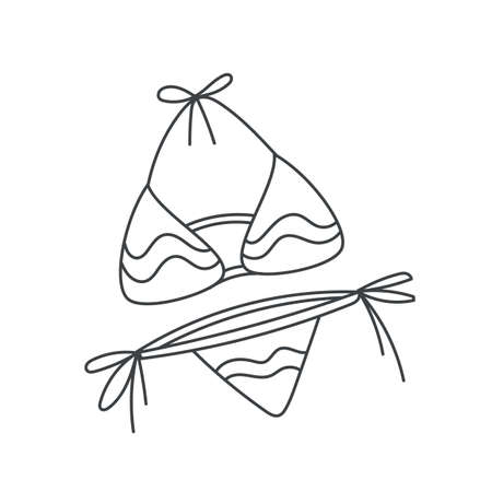 Women Swimsuit illustrationのイラスト素材