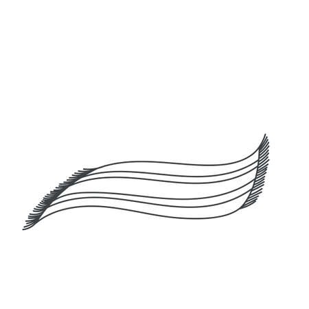 Beach Towel Outlineのイラスト素材