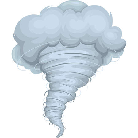 Tornado, Hurricane brewingのイラスト素材