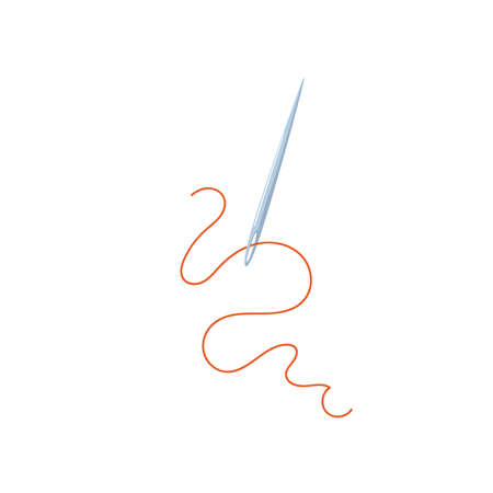 Needle with threadのイラスト素材