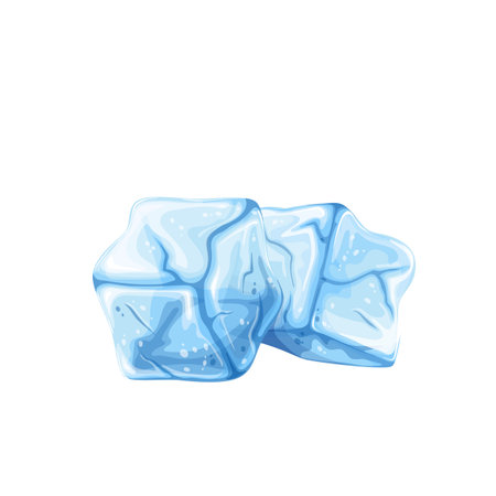 Two Ice Cubesのイラスト素材
