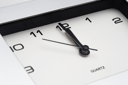 countdown by watch close up の写真素材