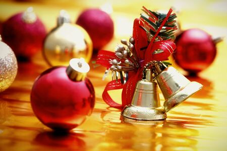 Christmas decoration backgroundの写真素材