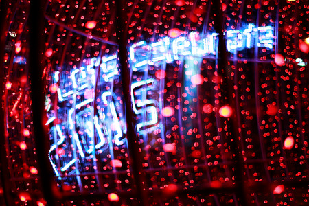 defocused bokeh of lights (celebration new year 2015)の写真素材