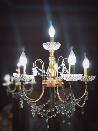 Beautiful chandelier for interior design decoration