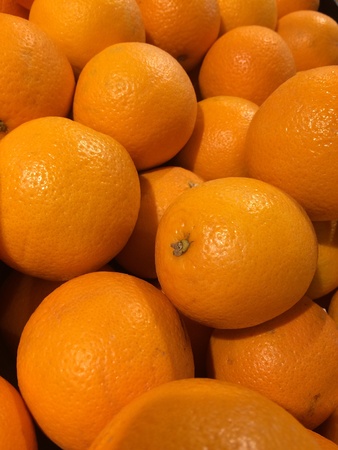Fresh orange in the fruit market