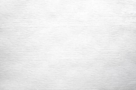 Close-up texture of white color tissue paper background abstract. Detail texture of pattern with free space copy for text.の写真素材
