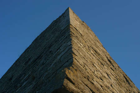 Fragment of Satanov castle`s towerの写真素材