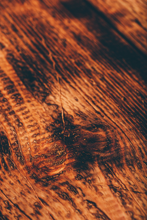 Old wooden surface with scratch and stainsの写真素材