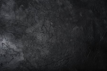 Dark textured concrete wallの写真素材