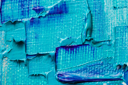 Close up photo of oil paints on canvas background.の写真素材
