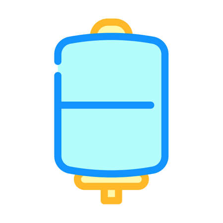 barrel watering equipment color icon vector illustrationのイラスト素材