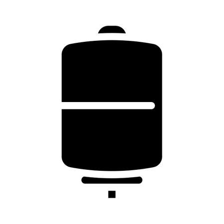 barrel watering equipment glyph icon vector illustrationのイラスト素材