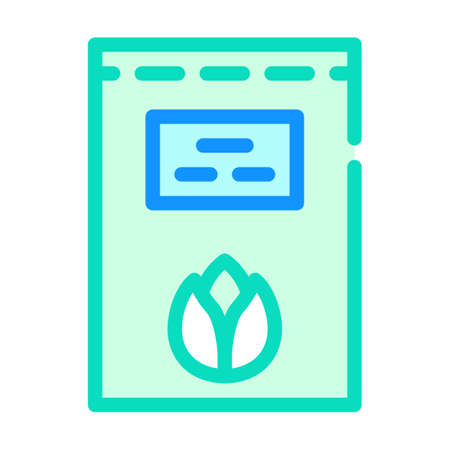 grain sprouts color icon vector symbol illustrationのイラスト素材