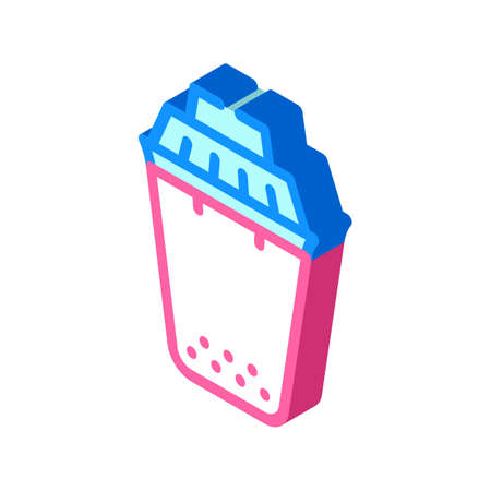filter tool isometric icon vector color illustrationのイラスト素材