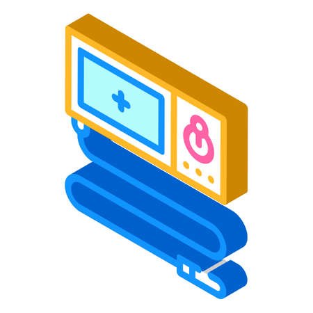endoscope tool isometric icon vector illustration signのイラスト素材