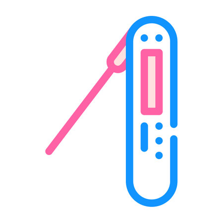 kitchen thermometer color icon vector illustration colorのイラスト素材