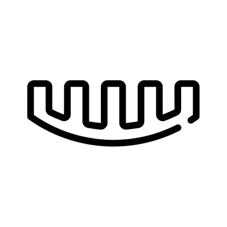 mute for violin, dampens sound of instrument line icon vector illustrationのイラスト素材