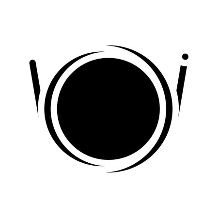 springs for violin glyph icon vector illustrationのイラスト素材