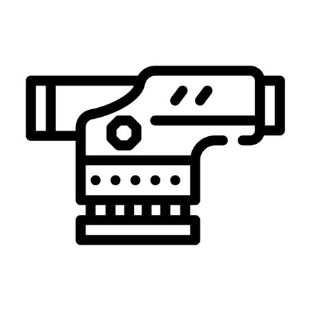 optical level gadget line icon vector illustrationのイラスト素材